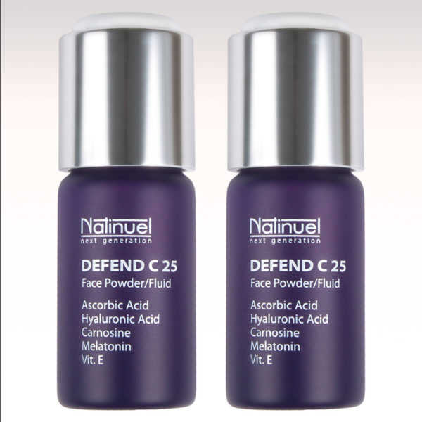 Defend C25 siero viso con Vitamina C 25% e acido ialuronico Natinuel
